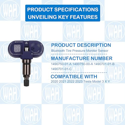Sensor de monitor de presión de neumáticos Bluetooth compati