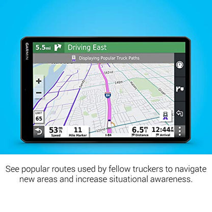 Garmin dēzl OTR1000, navegador GPS para camión de 10 pulgada