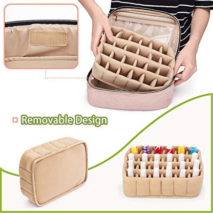 Yarwo Bolsa de transporte para esmalte de uñas con capacidad