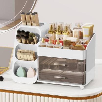 Organizador de maquillaje con cajones para tocador, kit de a