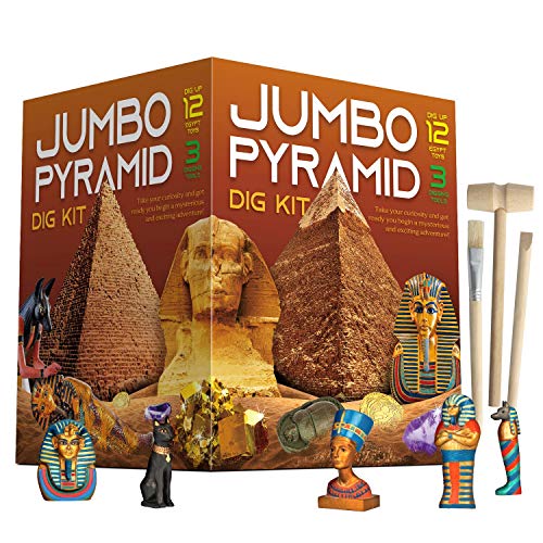 XX TOYS - Kit de excavación de pirámides egipcias antiguas,