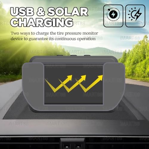 TPMS solar inalámbrico - Sistema universal de monitor de pre