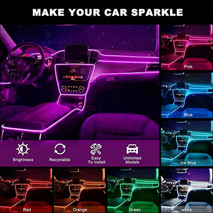 Tira de luces interiores para automóvil, sincronización de m