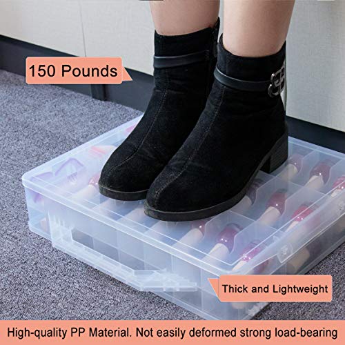 SUBAY Organizador portátil de esmalte de uñas, soporte trans