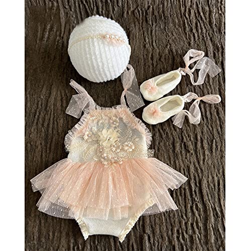 Zeroest Conjunto de accesorios de fotografía para recién nacidos, conj