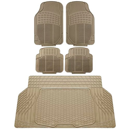 FH Group Alfombrillas para automóvil, goma resistente, prote
