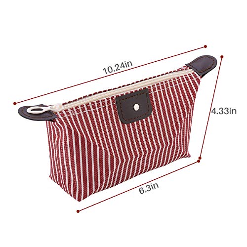 Bolsa de maquillaje, bolsa de cosméticos, 6 piezas, impermea