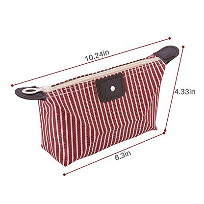 Bolsa de maquillaje, bolsa de cosméticos, 6 piezas, impermea