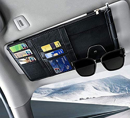 Organizador de visera para automóvil, accesorios de interior