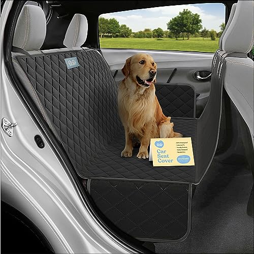 Funda de asiento de automóvil 100% impermeable para perros,
