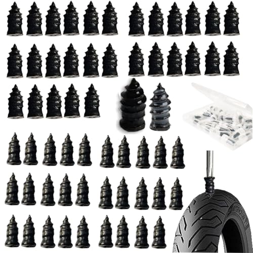 60 piezas de clavos de goma para reparación de neumáticos, r