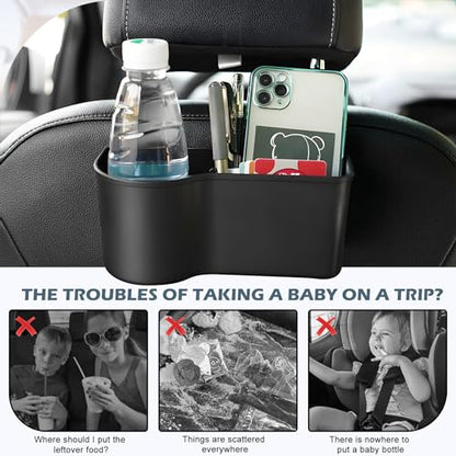 Soporte de comida para asiento trasero de automóvil, soporte