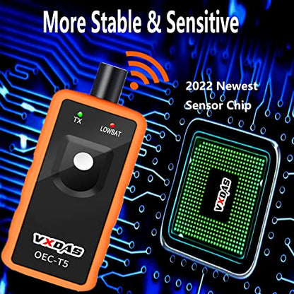 VXDAS Sensor de presión de los neumáticos, herramienta de ac
