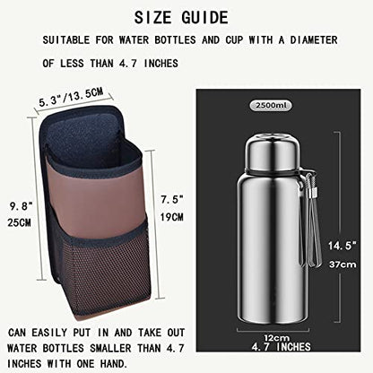 Portavasos grande 2 en 1, bolsa para botellas de agua automá