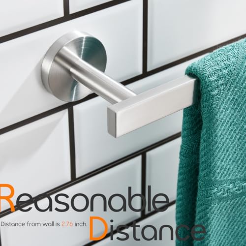 Anillos de toalla de baño Soporte para toallas de baño, barr