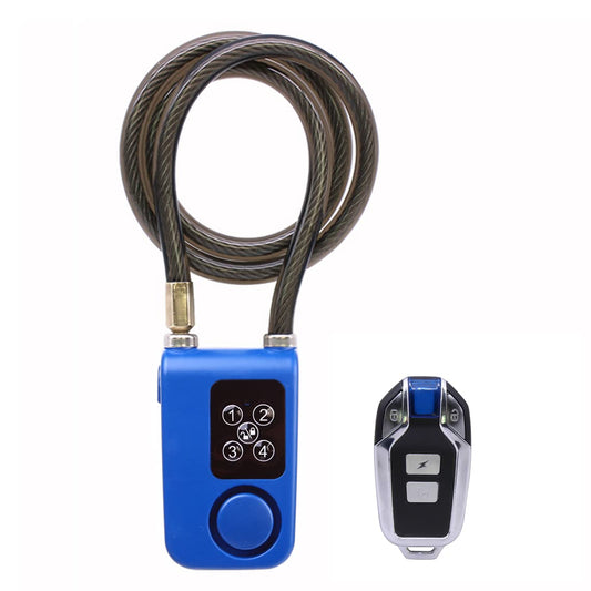 Cerradura de alarma para bicicleta, antirrobo inalámbrico pa