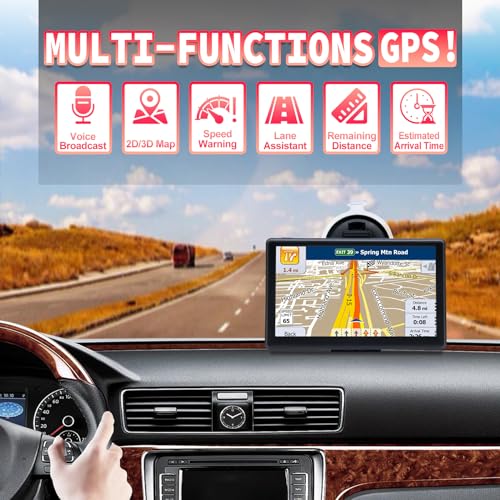 Navegación GPS para coche, guía de carril de dirección de gi