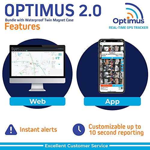 Optimus Rastreador GPS 2.0 - Paquete con funda magnética imp
