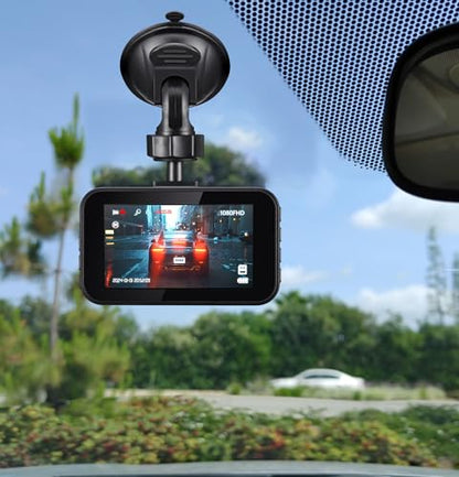 Orbit D111 1080P Full HD Dash Cam con pantalla de 3 pulgadas