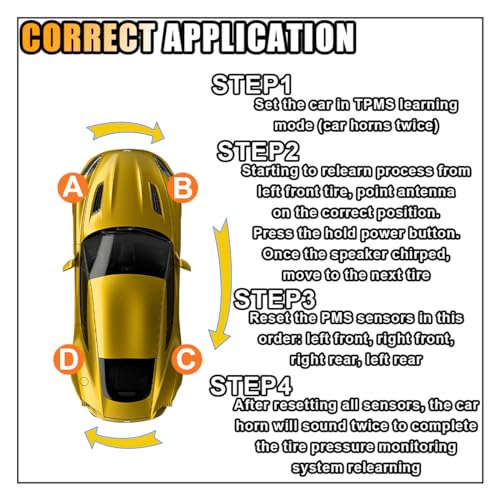 TPMS Herramienta de reinicio, OEC-T5 EL-50448 Sistema de mon