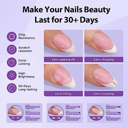 btartboxnails - Set de gel constructor y capa superior Frenc