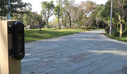 HTZSAFE Sistema de alarma solar inalámbrico para entradas, r