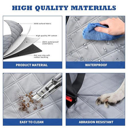 Extensor de asiento trasero de automóvil para perros, funda