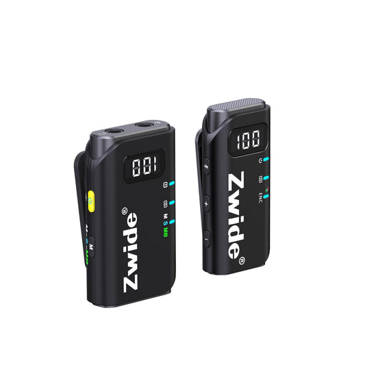 Zwide Wireless Lavalier Microphone System M4(1to1), 3 Levels