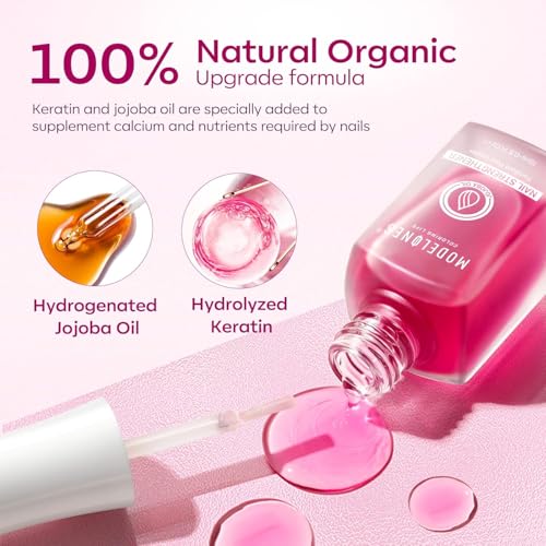 Modelones Fortalecedor de uñas para uñas finas y crecimiento