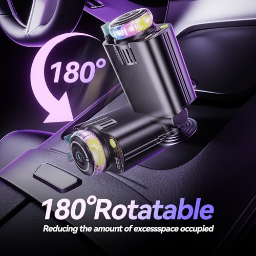 [Actualizado] Adaptador de cargador de coche USB C retráctil