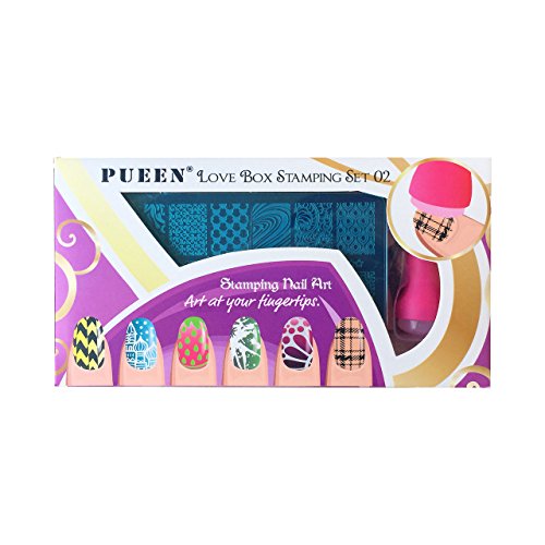 PUEEN Nail Art Stamping LOVE BOX II 02-4 Lover Collection Pl
