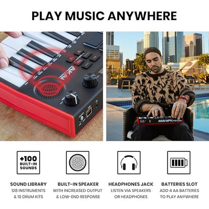 Akai Professional MPK Mini Play MK3 - Controlador de teclado