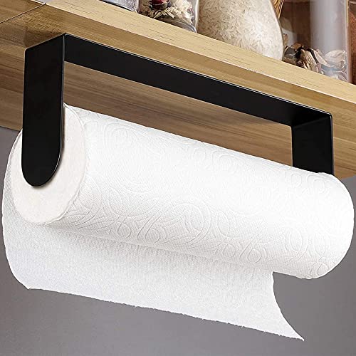 YIGII Soporte de pared para toallas de papel negro, para deb