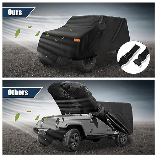 X AUTOHAUX Cubierta de coche SUV para Jeep Wrangler JK JL 2