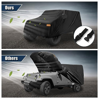 X AUTOHAUX Cubierta de coche SUV para Jeep Wrangler JK JL 2