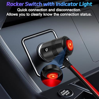 Adaptador divisor de encendedor de cigarrillos para automóvi