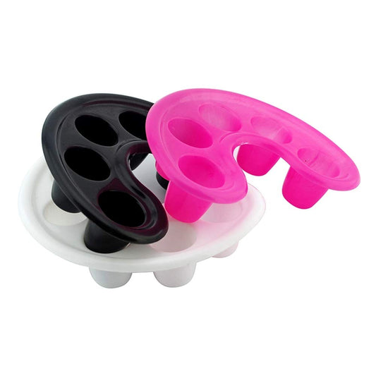 Cuenco de manicura rosa, blanco/negro, 3 piezas, tazón de re