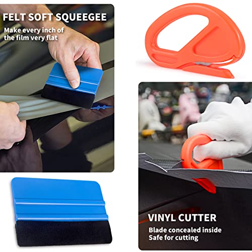Gomake Kit de herramientas de envoltura de vinilo para vehíc