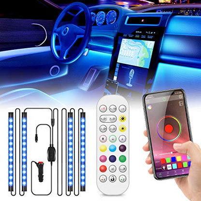 Luces interiores del coche, diseño 2 en 1 DC 12 V activadas
