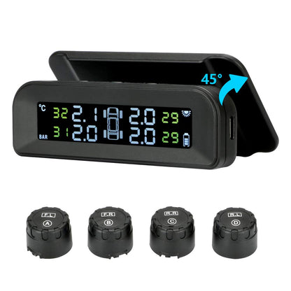 Sistema de monitoreo de presión de neumáticos TPMS solar ina