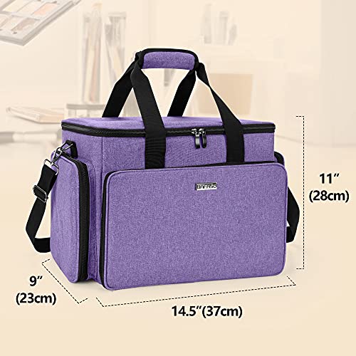 BAFASO Bolsa de cosméticos grande con divisores ajustables,