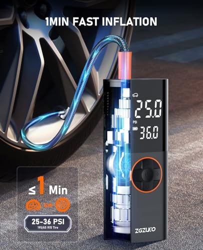 Tire Inflator Portable Air Compressor - 150PSI Fast Cordless