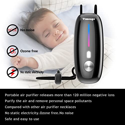 Purificador de aire portátil, collar purificador de aire per