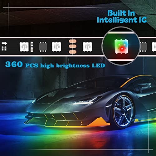 Tira de luces LED Bluetooth mejorada con 212 modos de persec