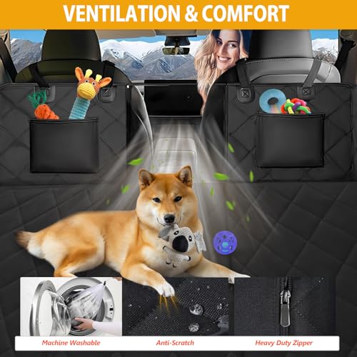 Extensor de asiento trasero para perros, para espacios grand