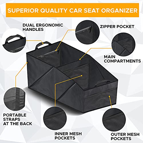 EcoNour Organizador de asiento de coche para asientos delant
