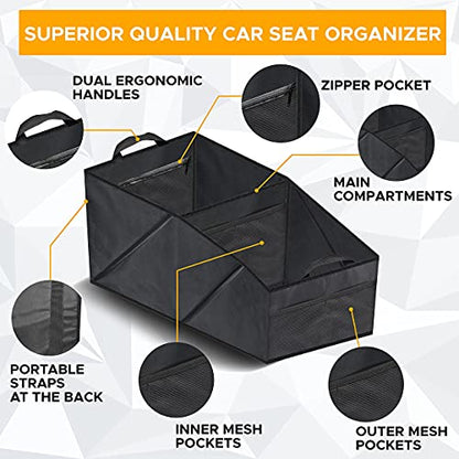 EcoNour Organizador de asiento de coche para asientos delant