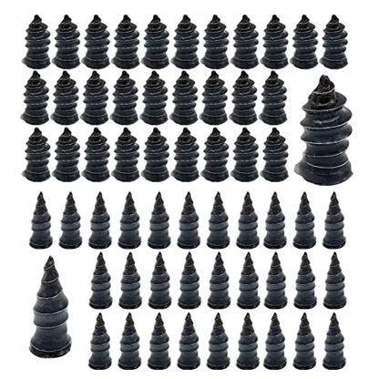 60 piezas de clavos de goma para reparación de neumáticos, t