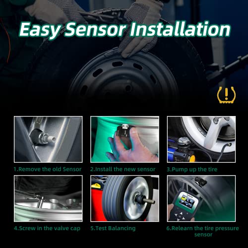 Sensor TPMS, sistema de monitor de presión de neumáticos 433