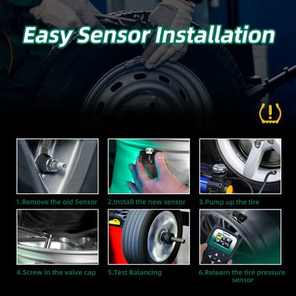 Sensor TPMS, sistema de monitor de presión de neumáticos 433